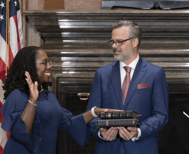 Ketanji Brown Jackson Sworn In To Supreme Court As First Black Woman 