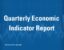 Quarterly Economic Indicator Report - July 2024