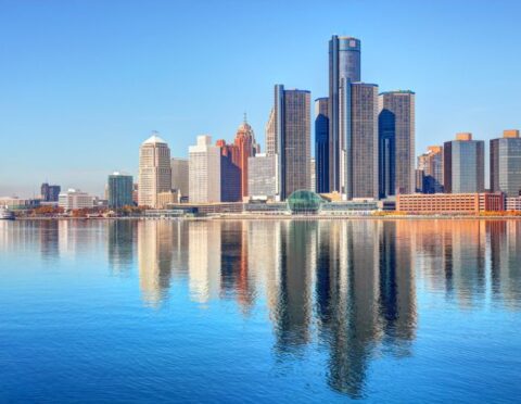 Downtown Detroit skyline